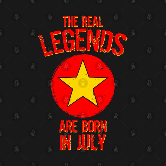 The Real Legends Are Born In July by mazyoy