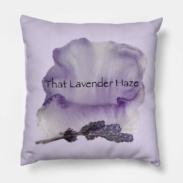 That Lavender Haze Pillow by wallaceart