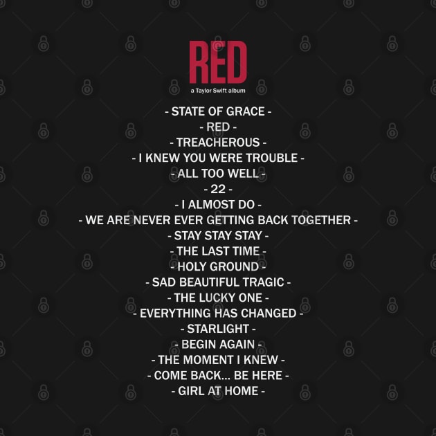 Taylor Swift - RED Album by TyBen