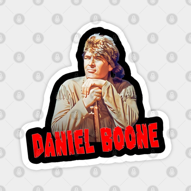 Daniel Boone - Frontier Hero - 60s Adventure Tv Series Magnet by wildzerouk