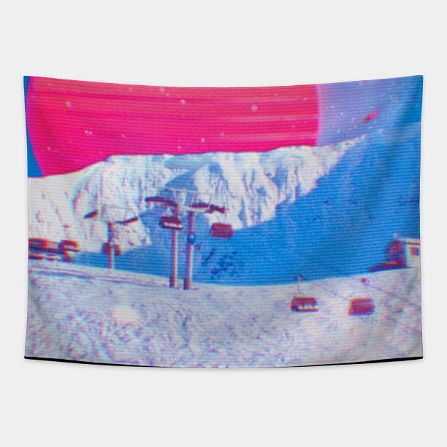 Aesthetic Ski Tapestry by lofi_retrowave