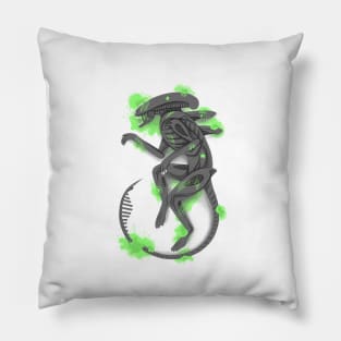 Dead Xenomorph Pillow