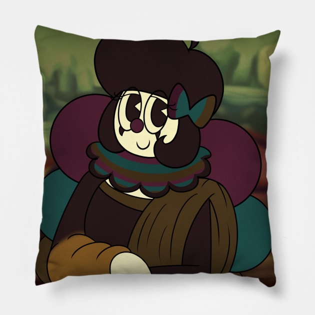 The Pom Pom Lisa Pillow by MagicalMikuri