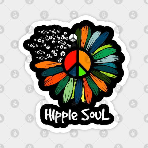 hippie soul Magnet by antonimus