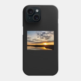 Sunset Over The Water Phone Case