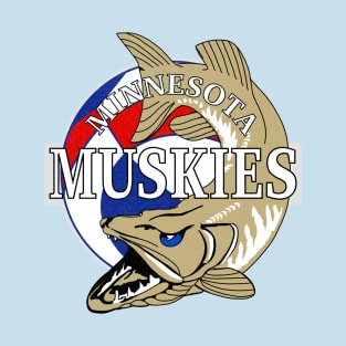 Defunct Minnesota Muskies ABA Basketball T-Shirt