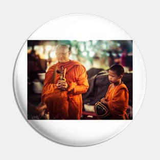 Monk and Little Monk Thailand Pin