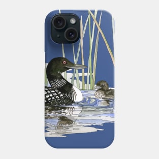 Watercolor Loon Phone Case