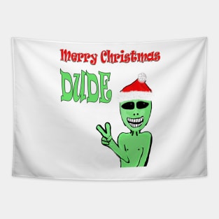 Merry Christmas Dude Tapestry