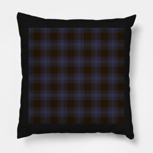 "Zaria" Plaid by Suzy Hager      Blue & Brown Plaid Pillow