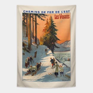 Les Vosges France Vintage Poster 1912 Tapestry