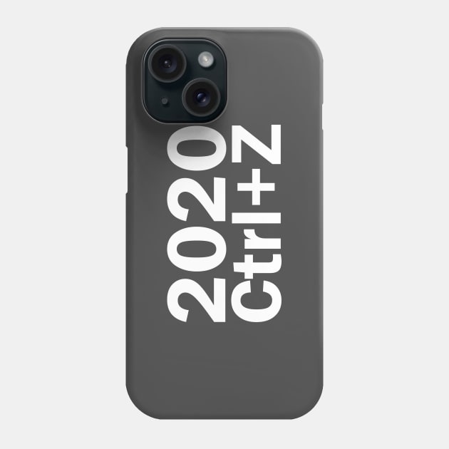 2020 Ctrl+z Phone Case by WAADESIGN