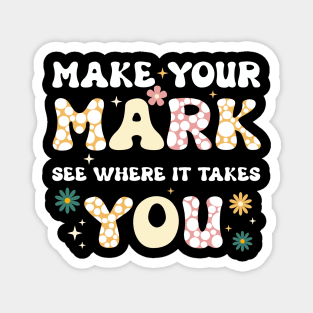 Make Mark Flowers International Dot Day Magnet