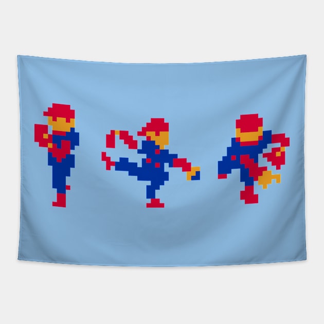 Pixel Pitcher - Atlanta Tapestry by The Pixel League