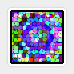 Colorful mosaic Magnet