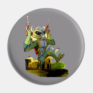 Alien invasion Pin