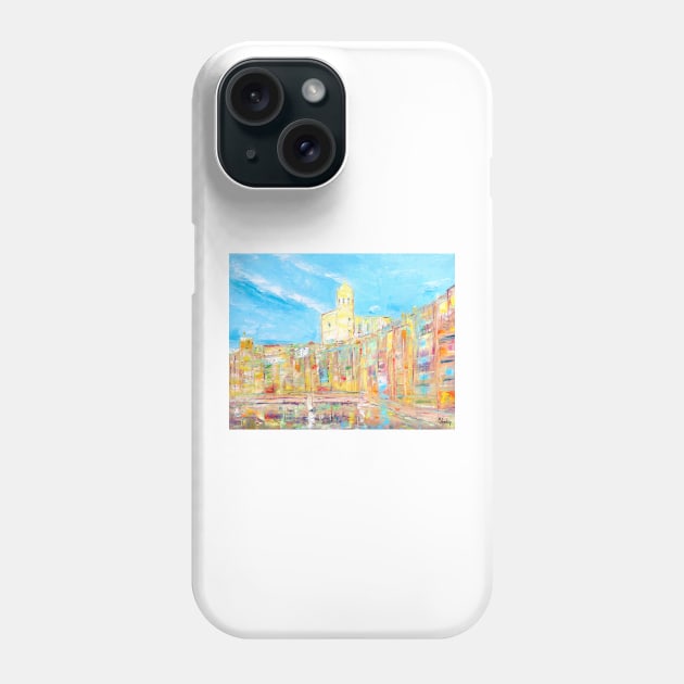 Sunny Day In Girona Phone Case by NataliaShchip