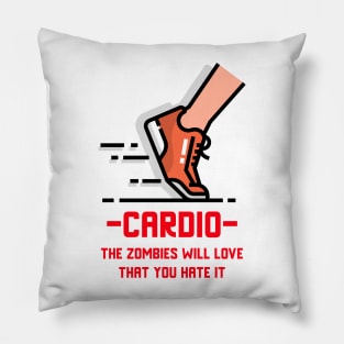 Cardio, The First Line of Defense Pillow