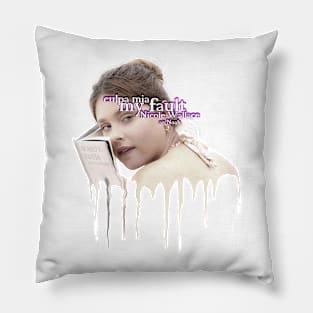 Nicole Wallace as noah culpa mia / my fault 2023 movie themed graphic design by ironpalette Pillow