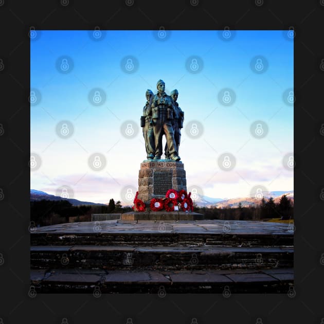 The Commando Monument at Spean Bridge by Jane Braat