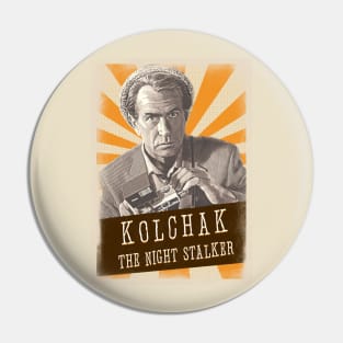 Vintage Aesthetic Kolchak The Night Stalker Pin