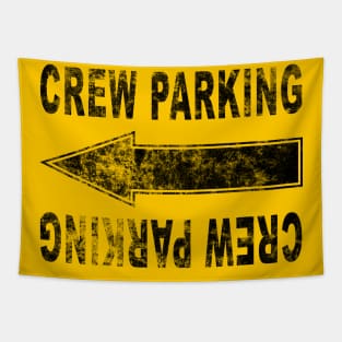 Crew Parking Directional (yellow shirt) Tapestry