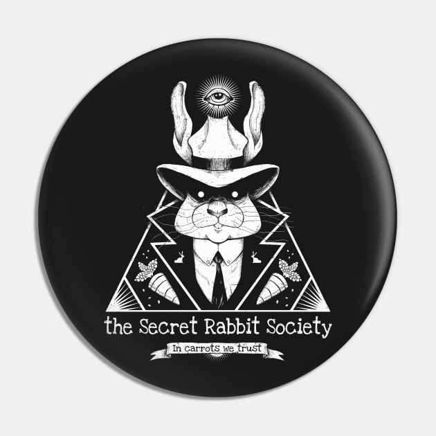 The Secret Rabbit Society Pin by stieven