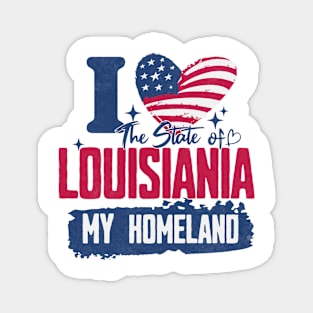 Louisiania my homeland Magnet