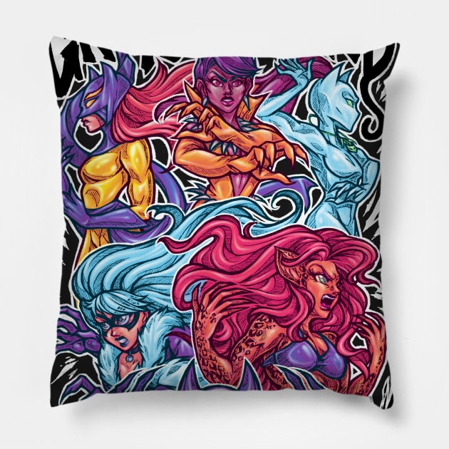 GRAB THIS AND GET SCRATCHED! Pillow by pbarbalios