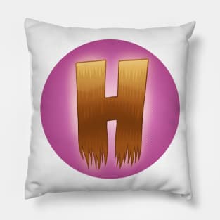 H is for hair Pillow