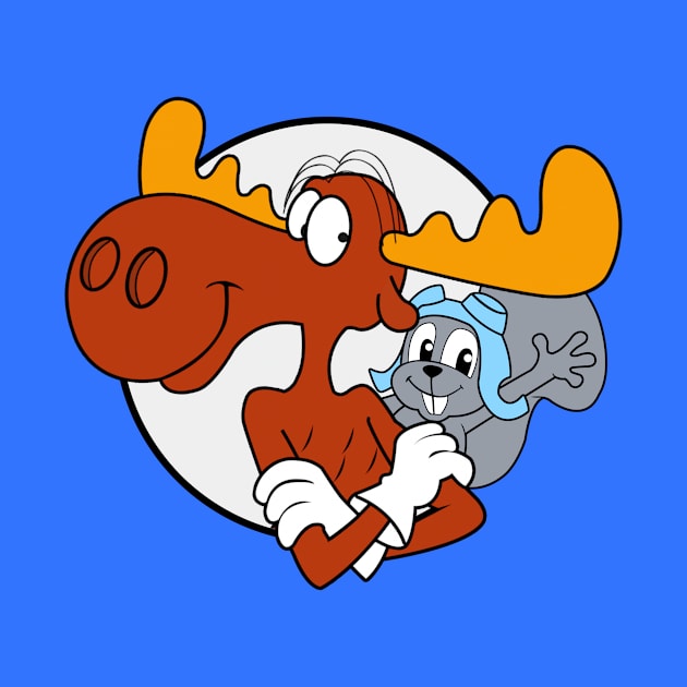 Rocky & Bullwinkle by LuisP96