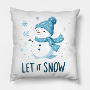 let it snow Pillow