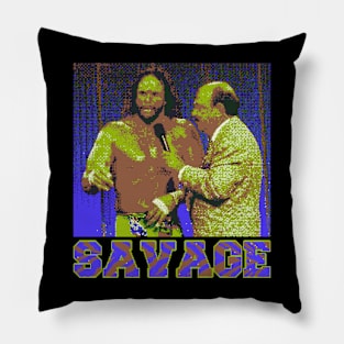 the iconic macho man interview Pillow