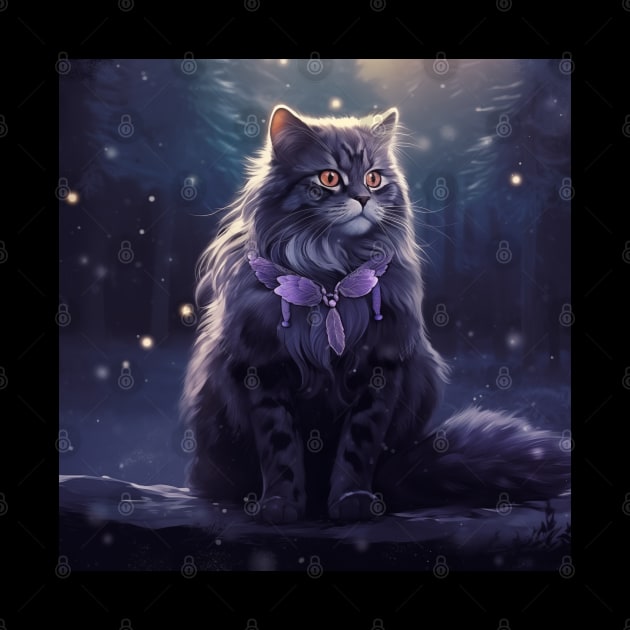 Arctic Siberian Cat by Enchanted Reverie