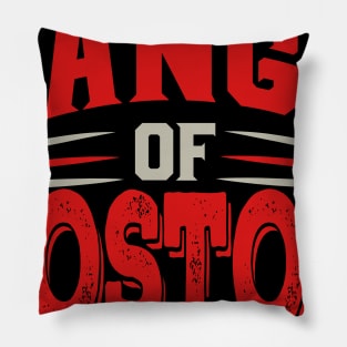 Boston - Gangs Of Boston Massachusetts Underground City Pillow