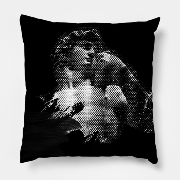 Statue Of David Pillow by Malevolent Shop