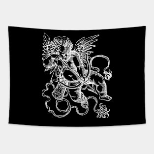 Medieval Heraldic Cupid Tapestry