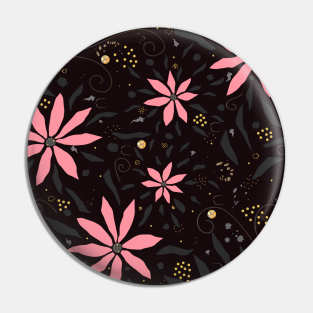 Floral Pattern Pin