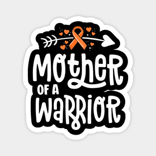 Womens Mother Of A  Mom Family Leukemia Cancer Awareness Magnet