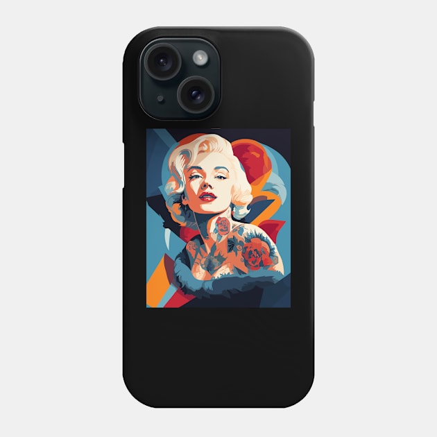 Marilyn Pop Phone Case by Kingrocker Clothing