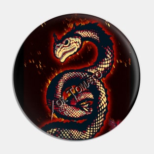 Ester Snake Deity Pin