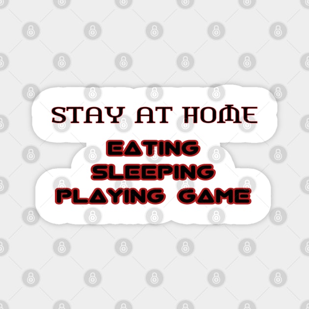 Stay at home Magnet by martastudio