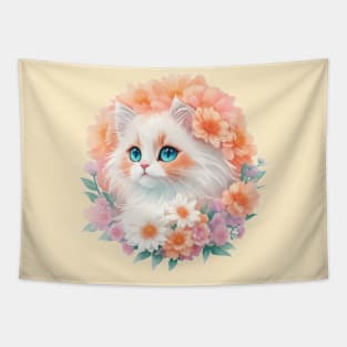 Enchanted Elegance: Ragdoll's Captivating Beauty Unleashed Tapestry