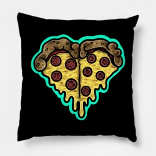 Pizza Heart Pillow