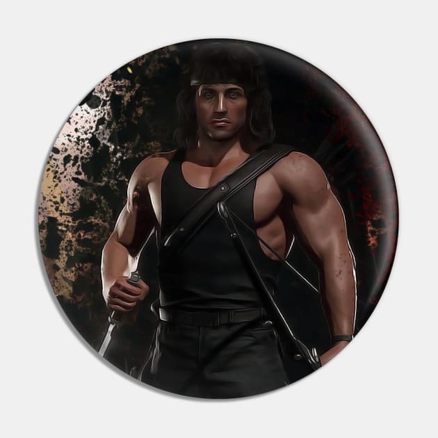 Rambo from Mortal Kombat 11 Art Print - 77211334 Pin by Semenov