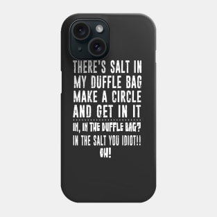 In the duffle bag? Ghostfacers (white version) Phone Case