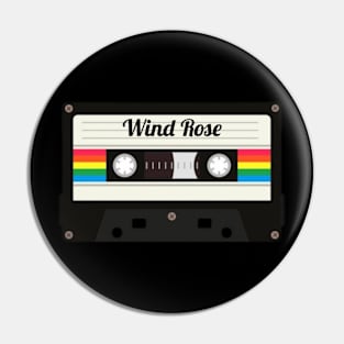 Wind Rose / Cassette Tape Style Pin