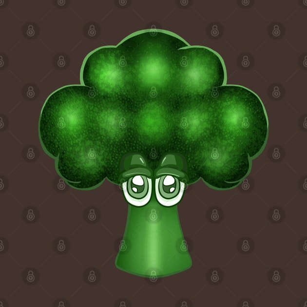 Funny Broccoli by Amused Artists