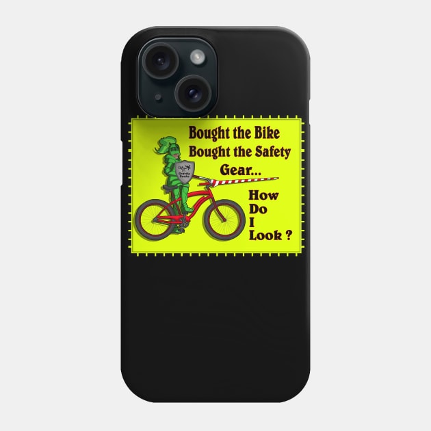 Safe Biking Phone Case by lytebound