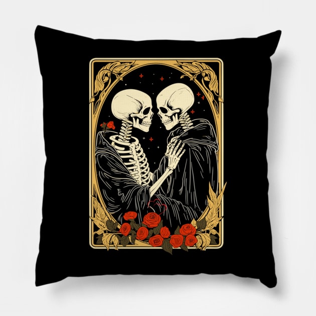 Love till death Pillow by Funtomass